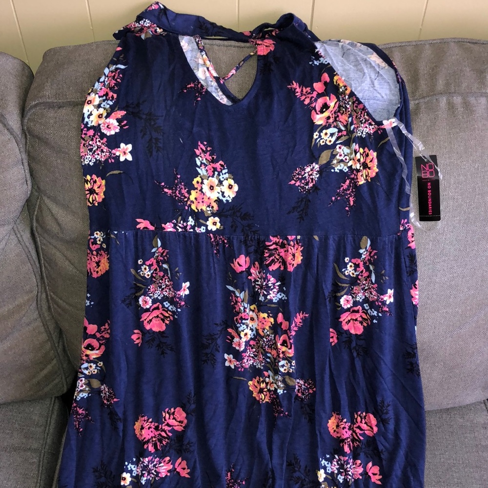 Blue new summer dress